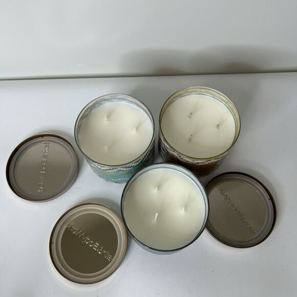 Bath & Body Works Candles Sedona Sandstone Bali Icelandic Waters 3 Wick 14.5oz - Picture 7 of 10